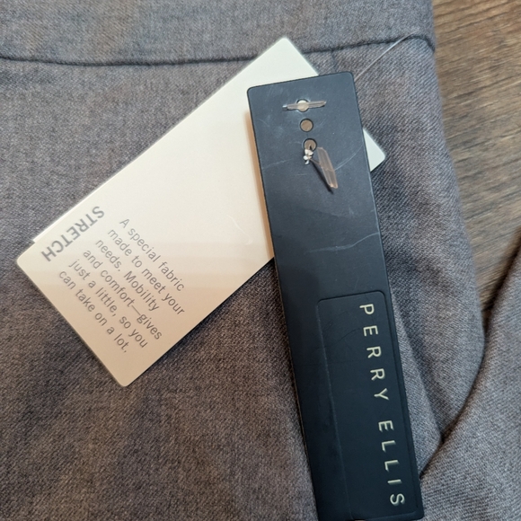 Perry Ellis slim fit stretch 32x30 drawstring dress pants - Picture 4 of 5